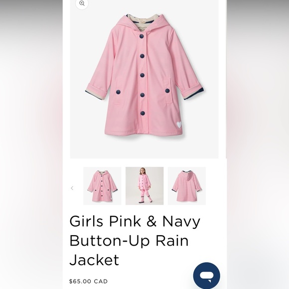 Hatley Toddler Rain Coat size 2 - Picture 4 of 5